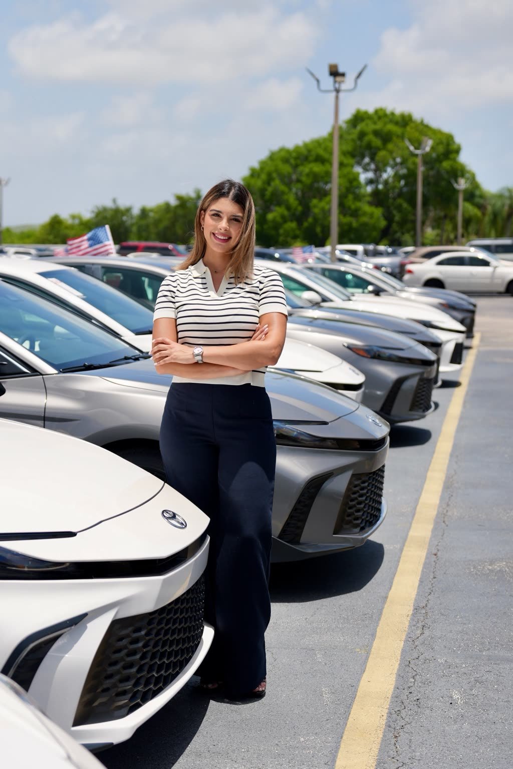Maria, broker de autos especialista en Toyota of Coconut Creek, Florida